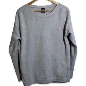 Joe Fresh Small Active Crew Neck Beige Minimalist Sweater Oversized